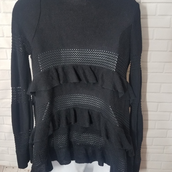 Design History Black Knit Open Cardigan - Picture 5 of 9